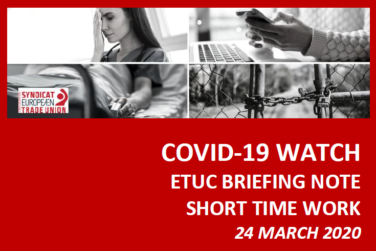 2020ETUC Short Time Work Measures Across Europe